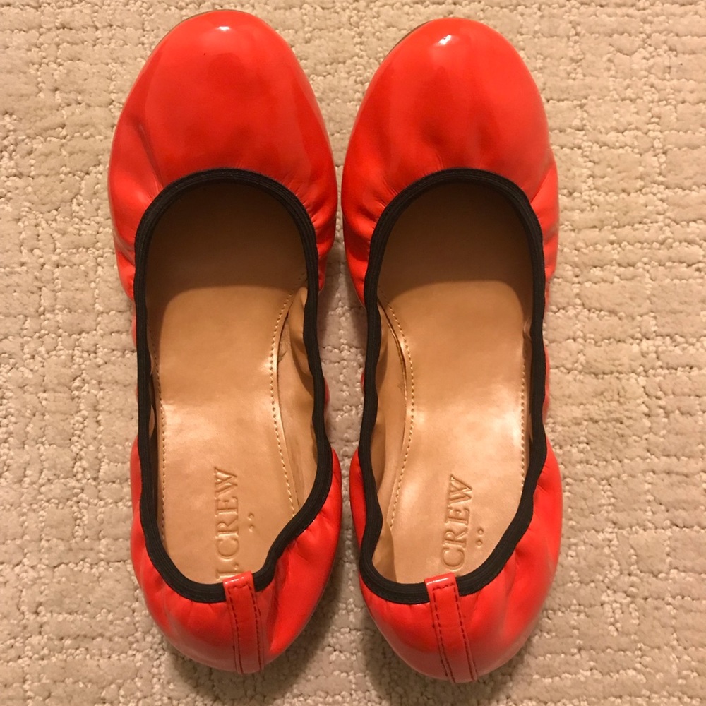 JCrew factory patent leather flats
